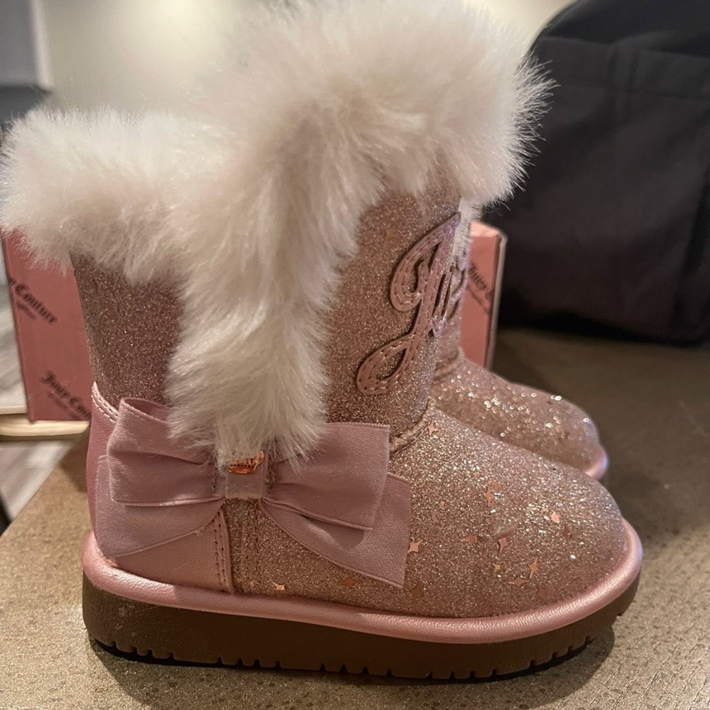 Juicy Couture Pink Boots for babies and toddlers